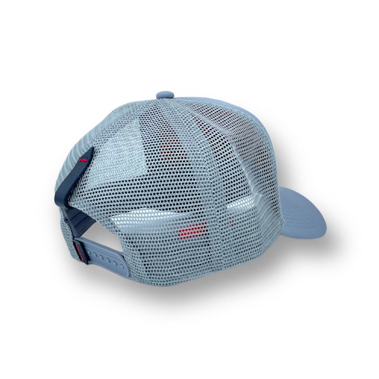 Partch Trucker Hat in Grey with rear Mesh and Leather accents