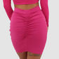 VIE SAUVAGE Hot Pink Mini Skirt