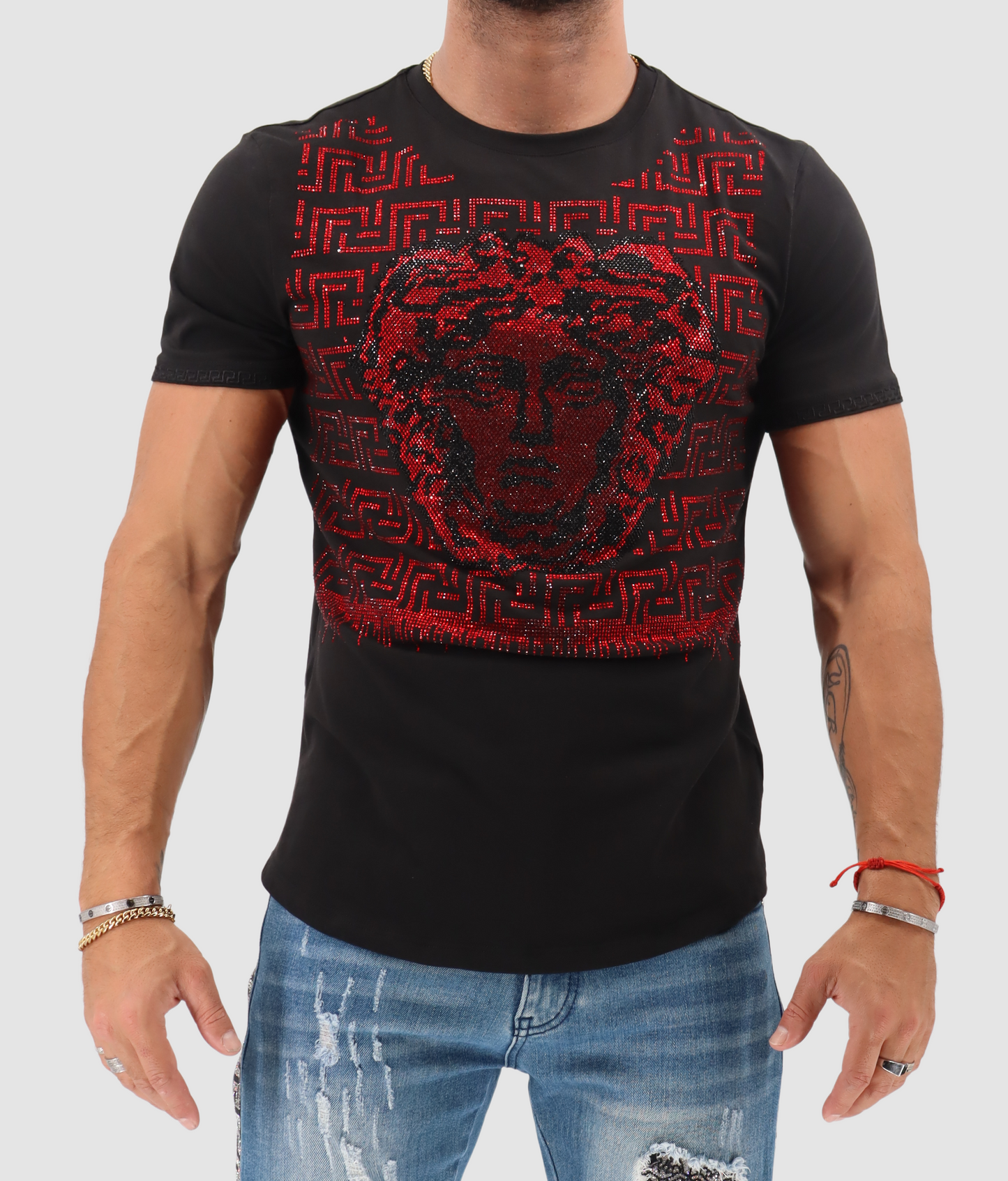 Laveritas Black/Red Medusa T-Shirt