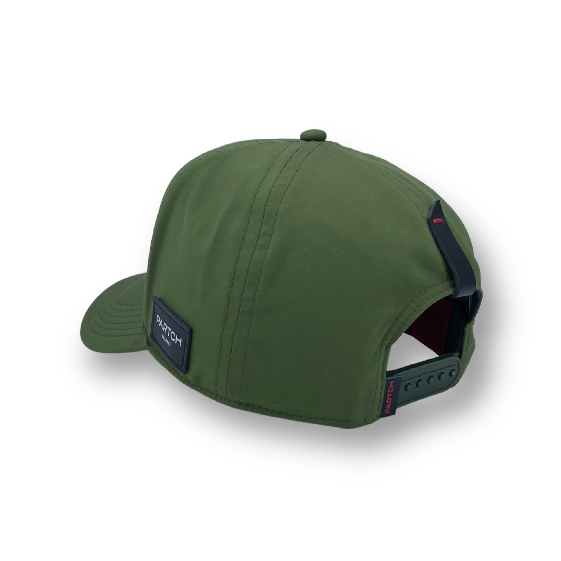 Trucker hat green full fabric PARTCH