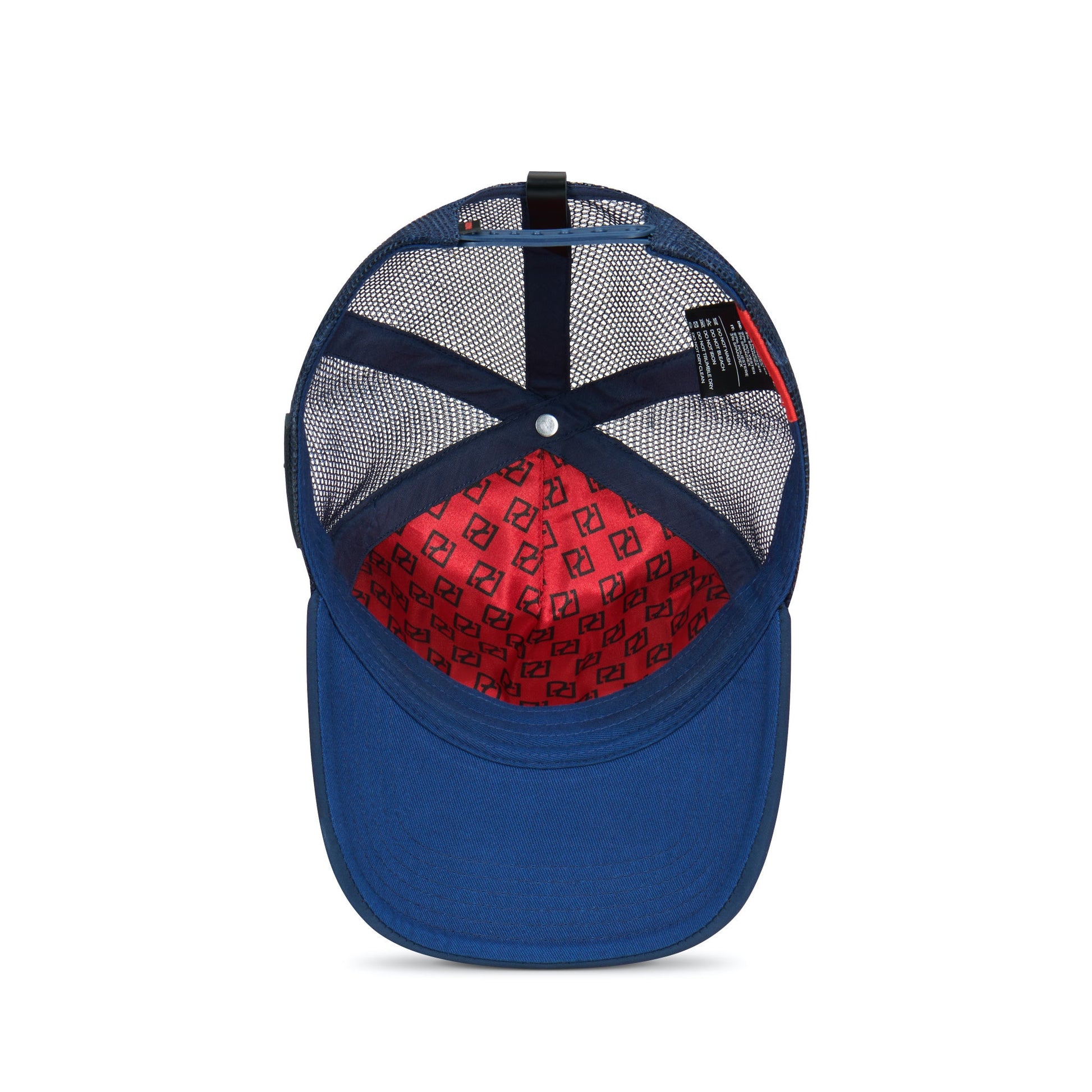 Partch Trucker Hat Navy Blue with PARTCH-Clip DWYL-R55 Inside View