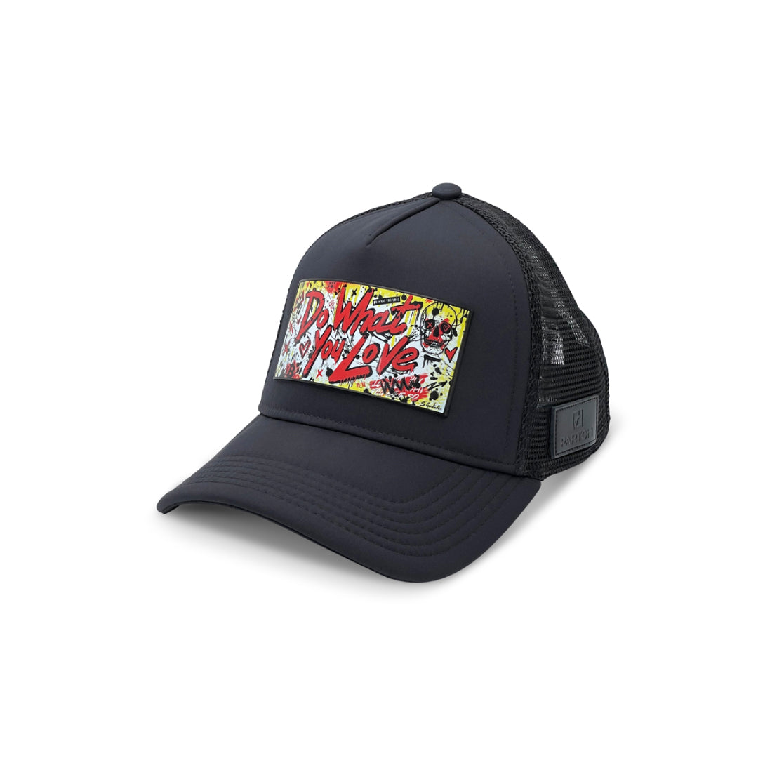 Partch - Do What You Love Trucker Hat in Black & Yellow – High Fashion Men and Women Collection