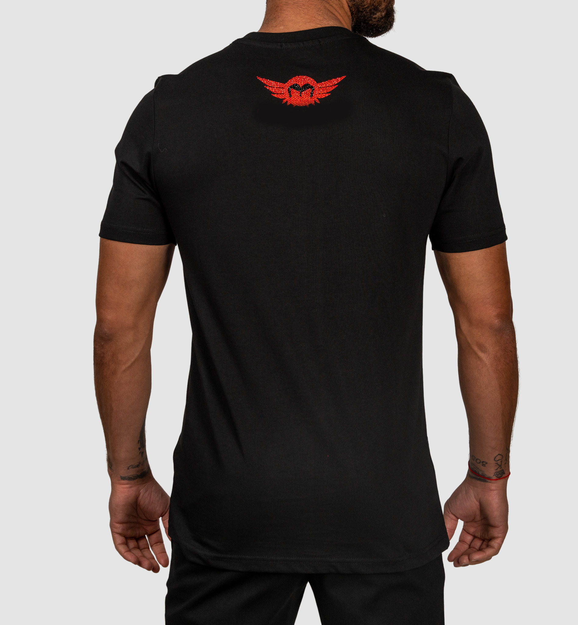 Ferrari Massari Black T-Shirt with Snake