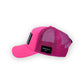 Partch brkl pink trucker hat with mesh