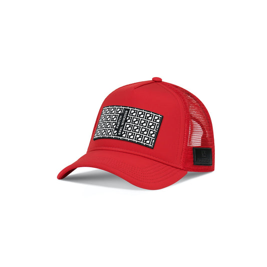 Partch Trucker Hat Red with PARTCH-Clip BRKL Front View