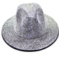 WESTERN FASHION Silver Crystal Hat