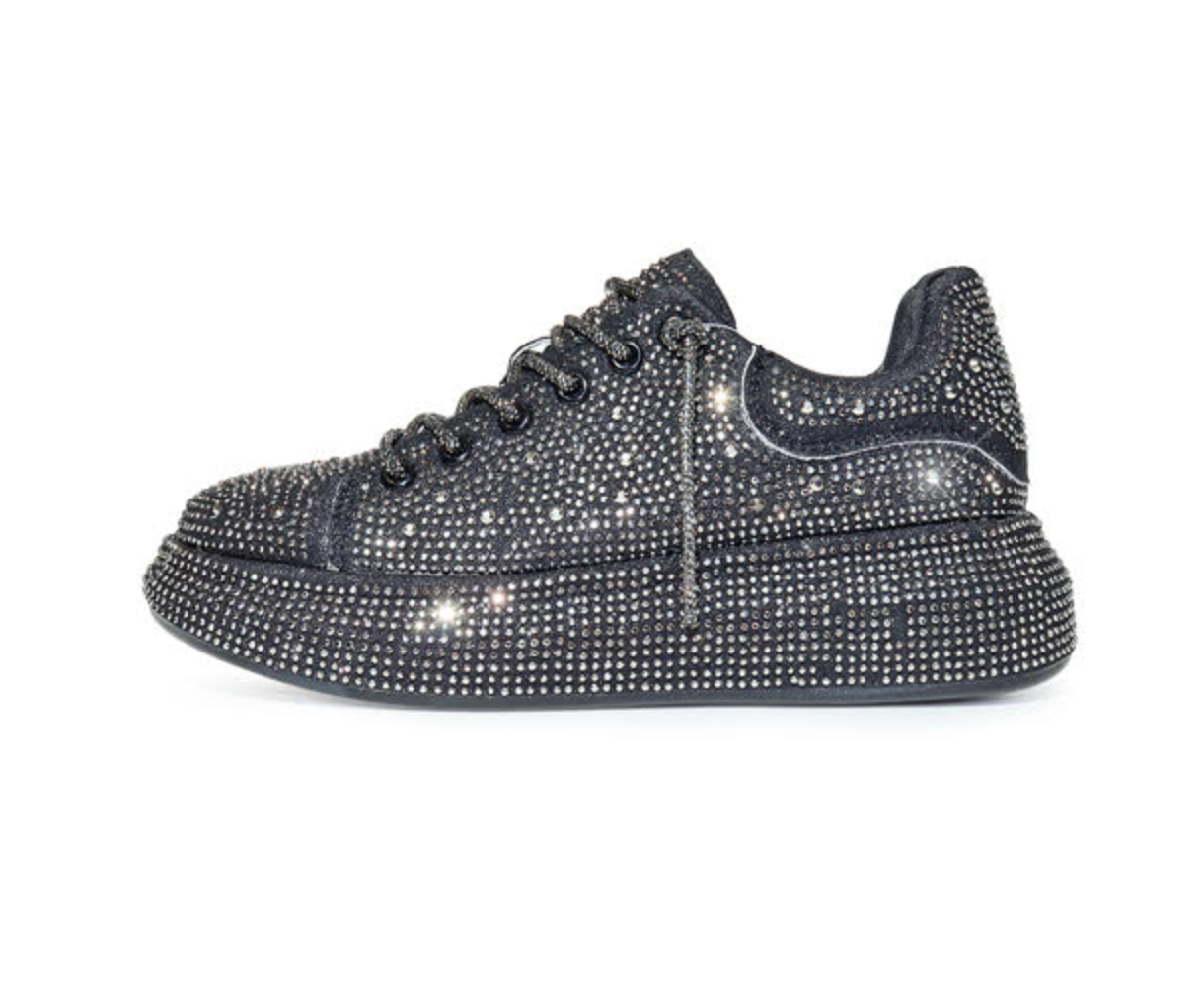 LILIANA Black/Silver Sneakers