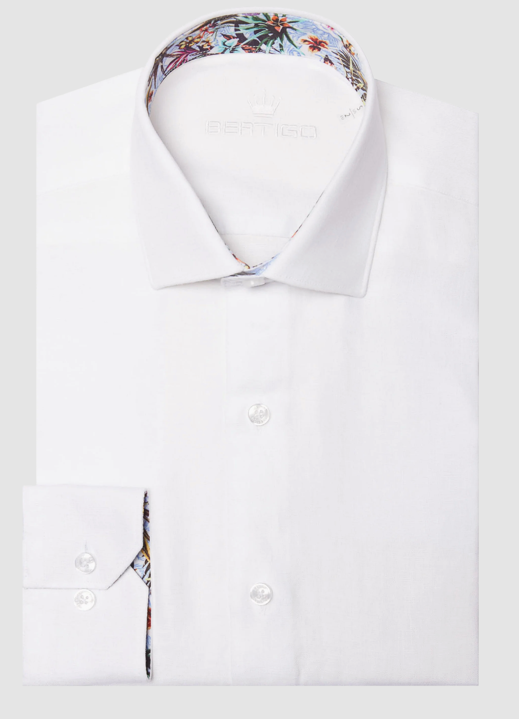 BERTIGO White Linen Shirt