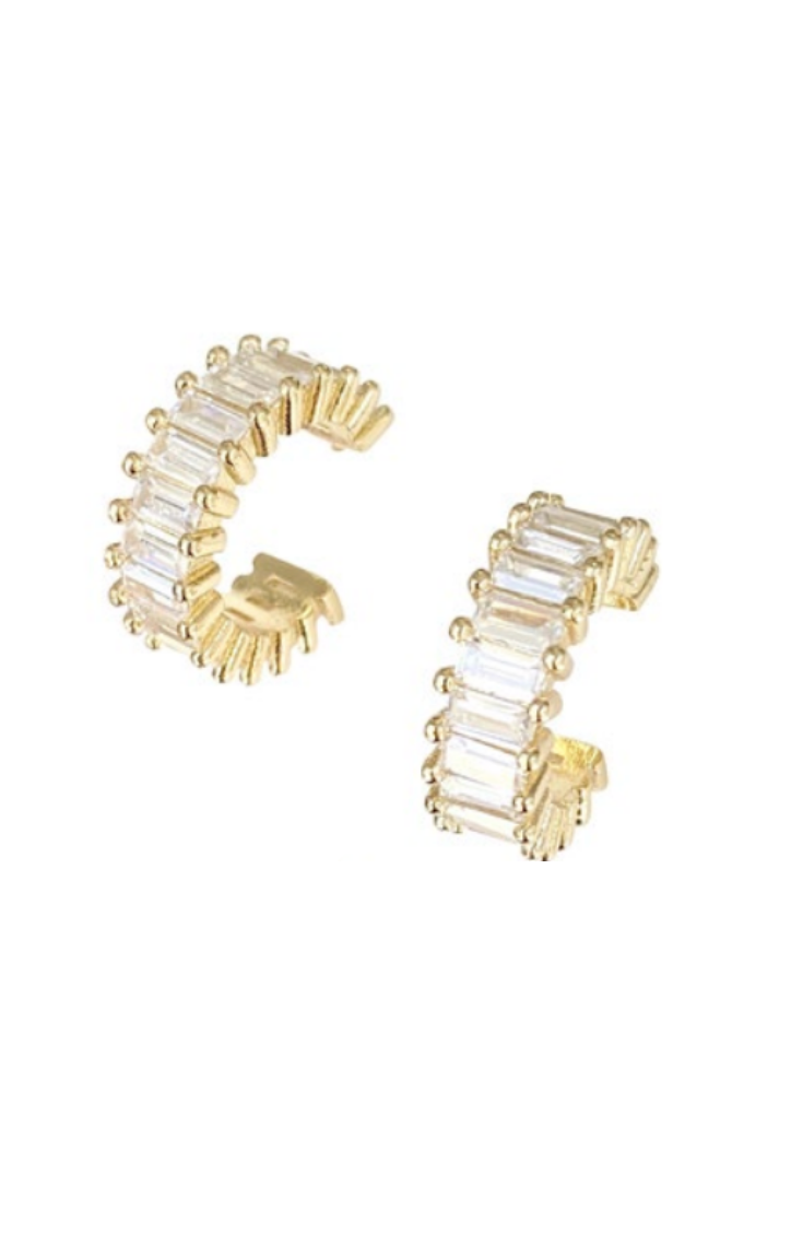 GEMELLI Mini Huggie Gold Earrings