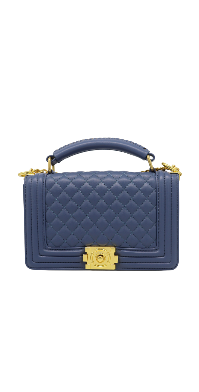 Blue Gold Chain Bag – URock Couture