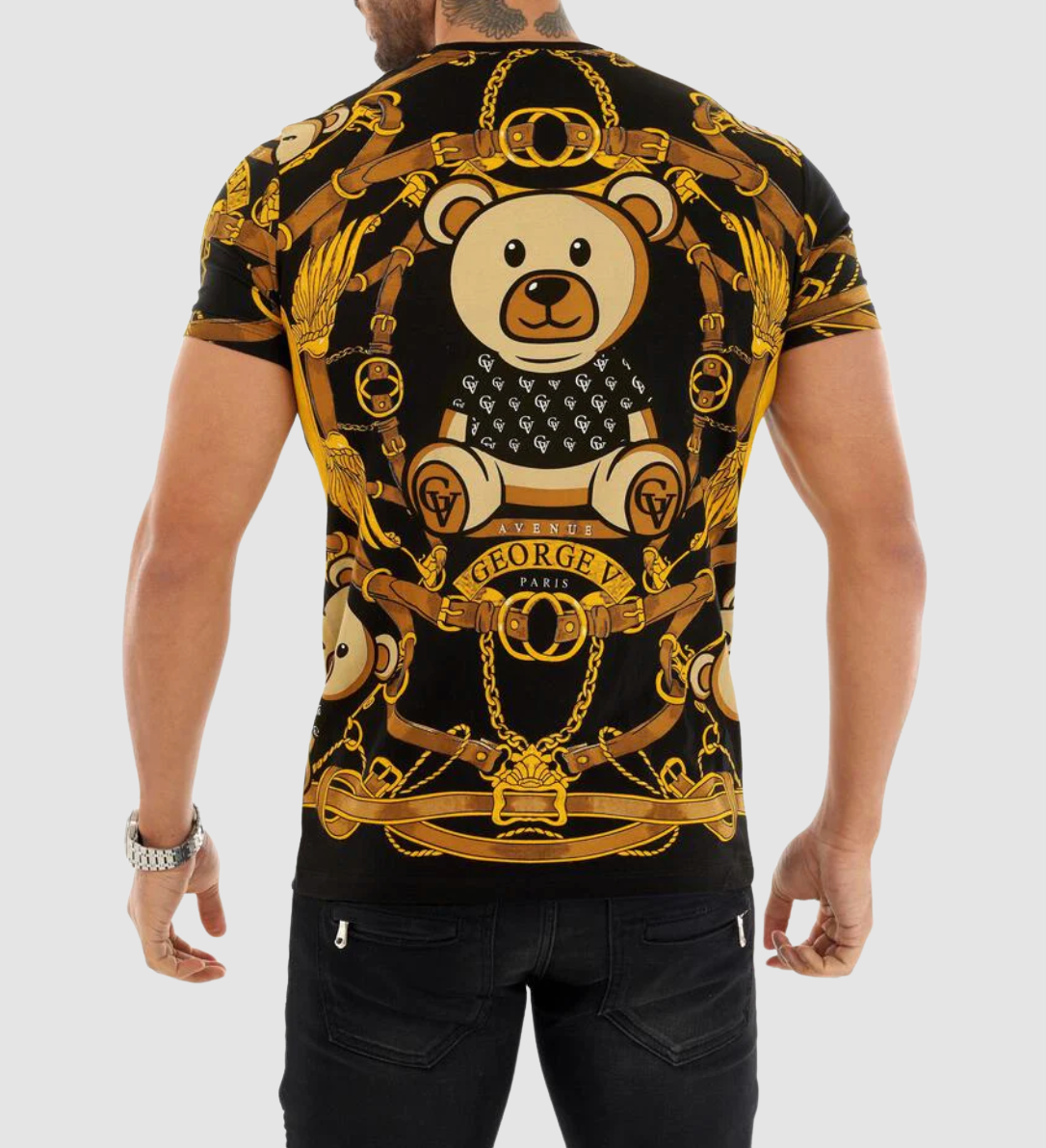 GEORGE V Black Bear T-Shirt