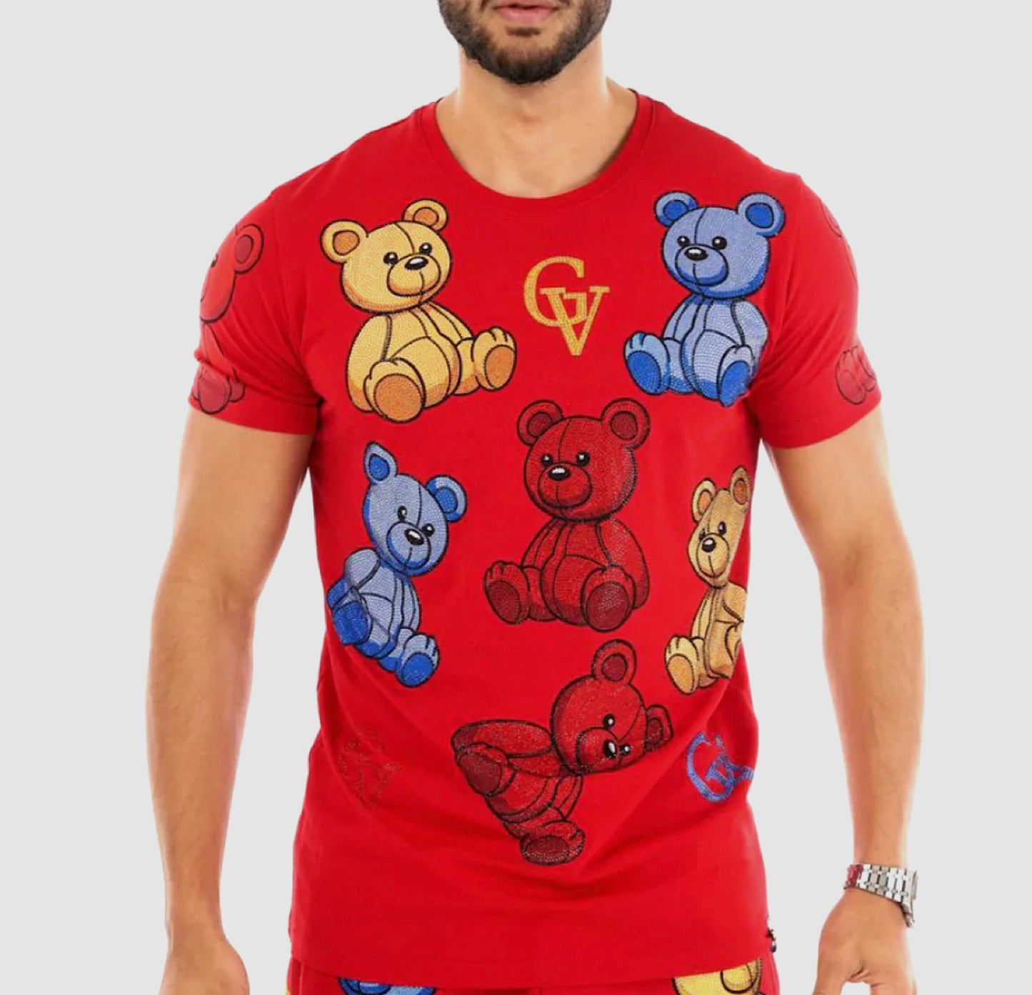 Red Multi Bear T-Shirt