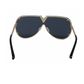 SUMMERZ FASHION Valiant Black/Gold Sunglasses